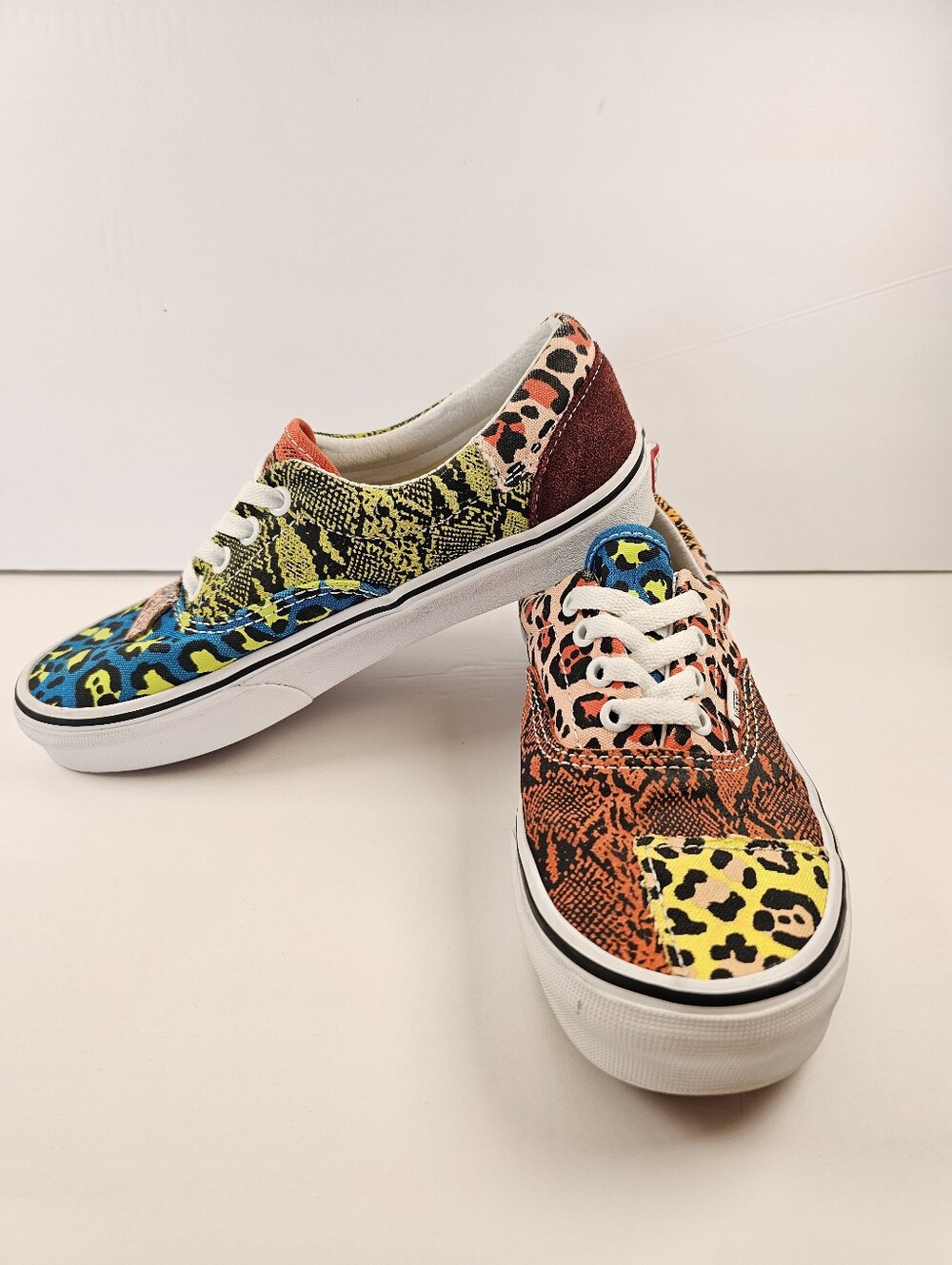 Vans Era Patchwork Leopard Snake Sneaker 7.5 women/6 men Streetwear Skater Ska